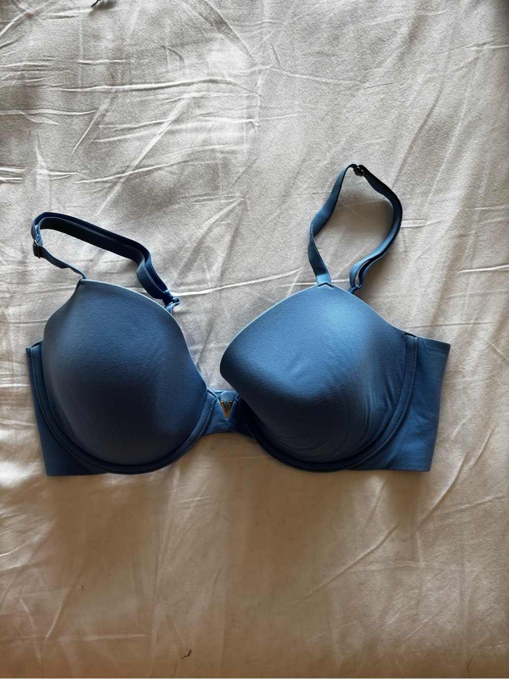 Victoria's Secret Blue Molded Underwire T-Shirt Bra